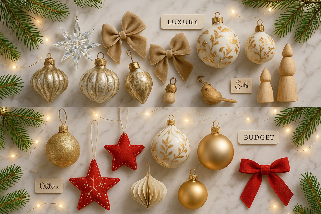 Luxury vs. Affordable Christmas Ornaments — Where to Splurge and Where to Save