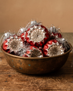 The Red Glass Starburst Ornament