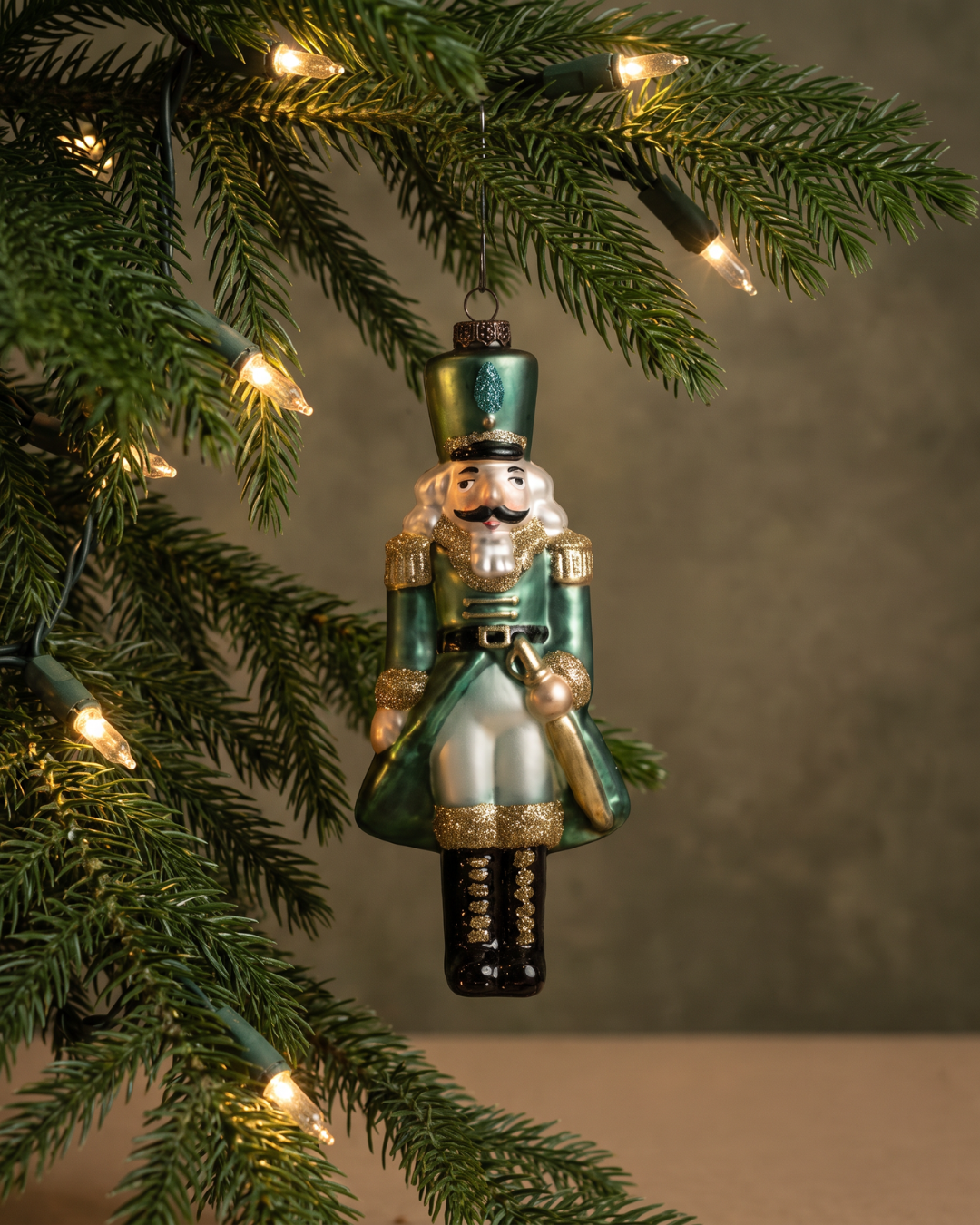 The Jack Nutcracker Glass Ornament