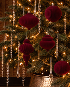 The Burgundy Shatterproof Bauble Set