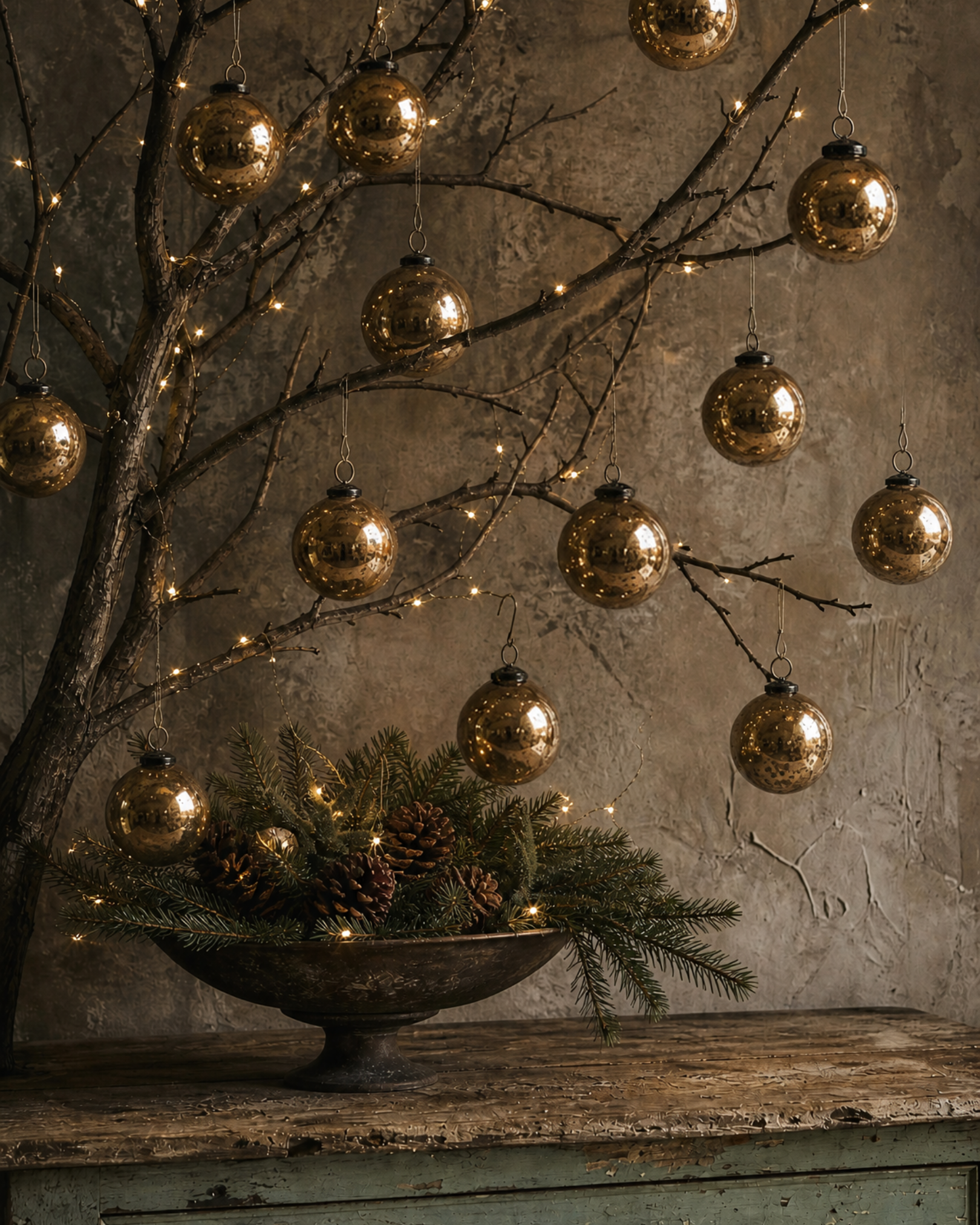 The Bronze Kugel Glass Ornament