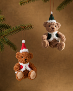 Plush Teddy Bear Christmas Ornaments