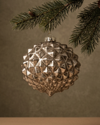 The Gold Glass Bauble Set