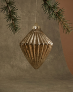 The Gold Glass Bauble Set
