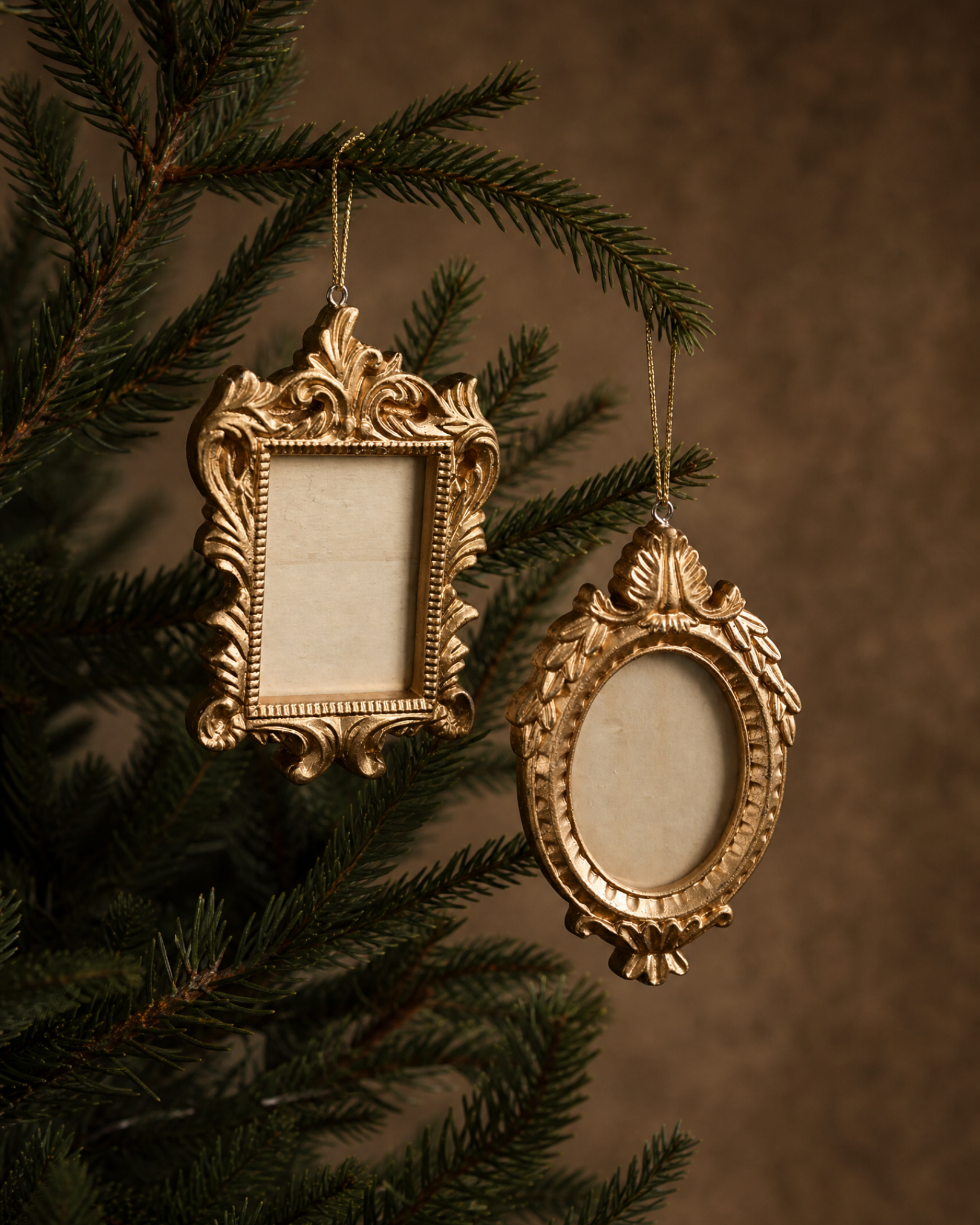 Gold Frame Ornaments