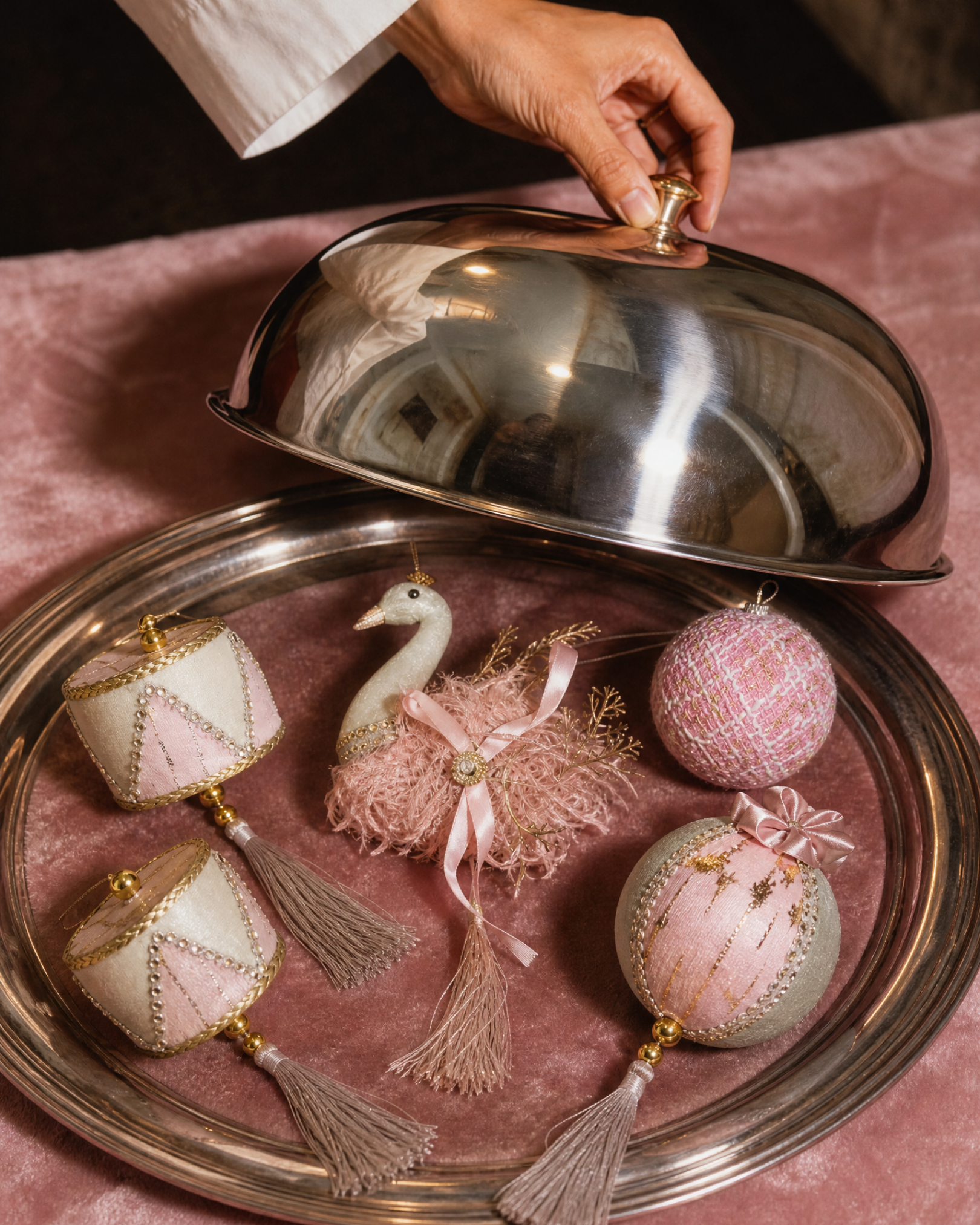 Pink Nutcracker Suite Ornaments