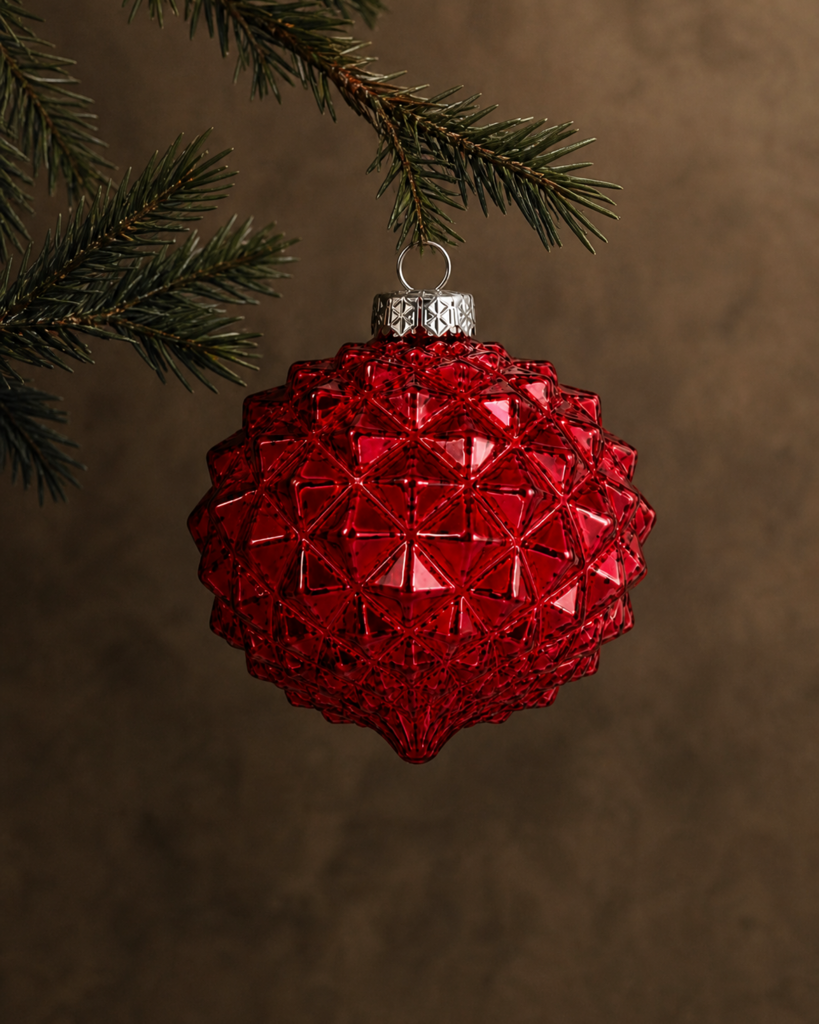 The Red Glass Bauble Set