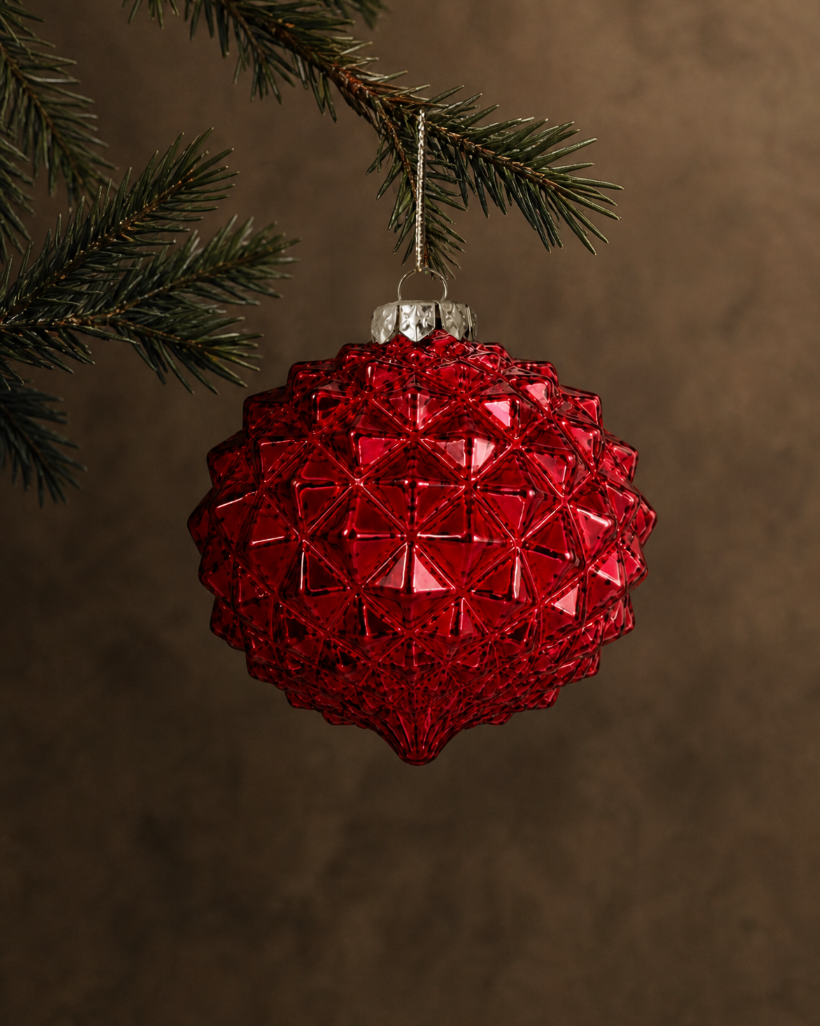 The Red Glass Bauble Set