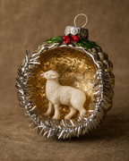 The Sheep Heirloom Glass Ornament