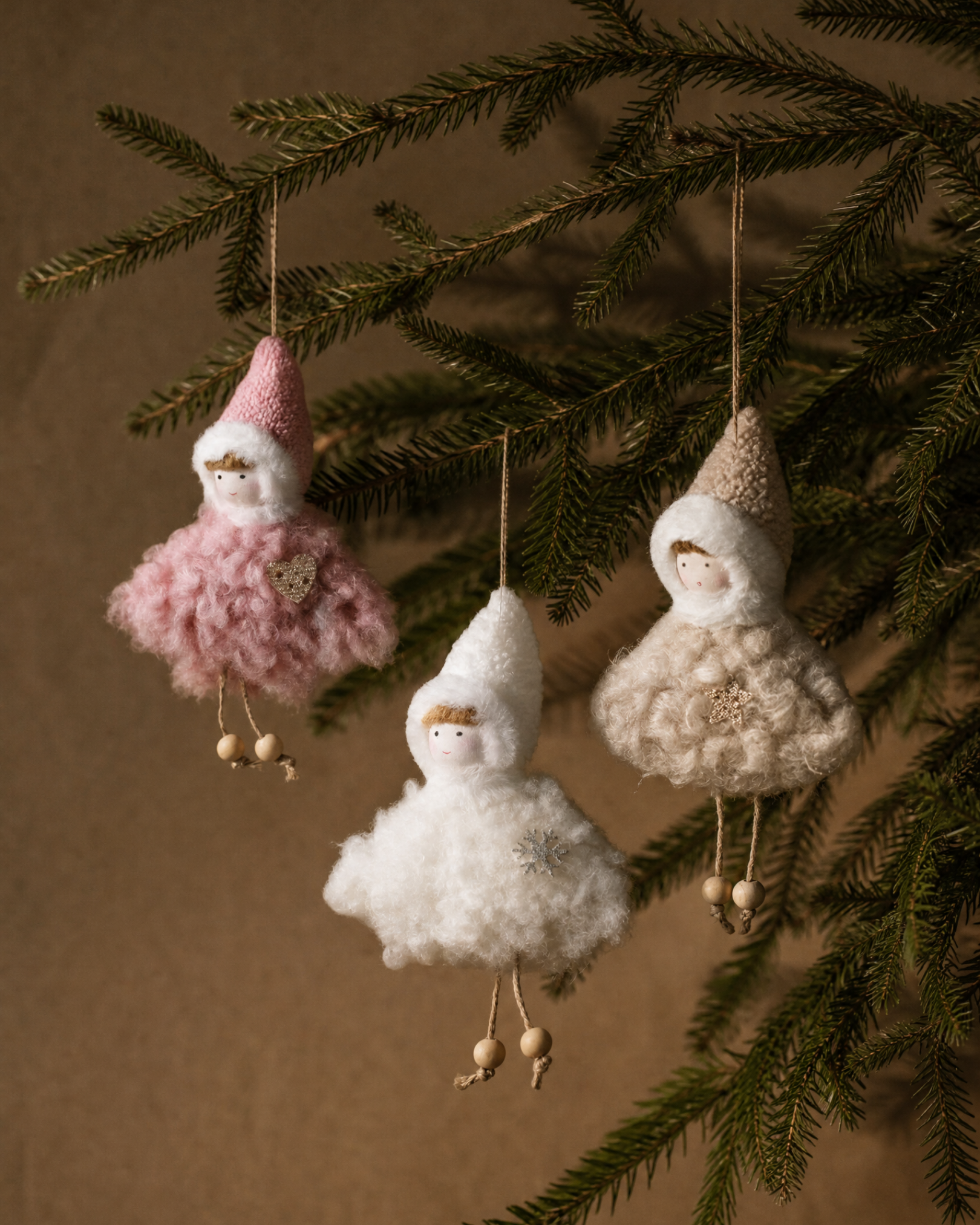 Plush Sugar Plum Fairy Christmas Ornament