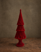 Red Velvet Layered Tabletop Trees