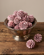 The Pink Snow-Dusted Pinecone Bag
