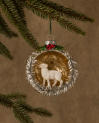 The Sheep Heirloom Glass Ornament