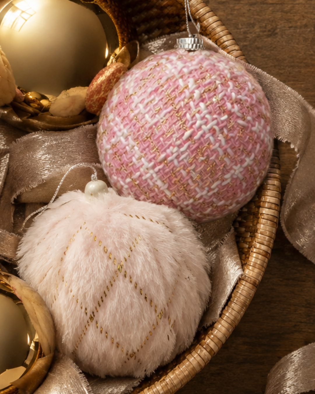 Pink Nutcracker Suite Ornaments