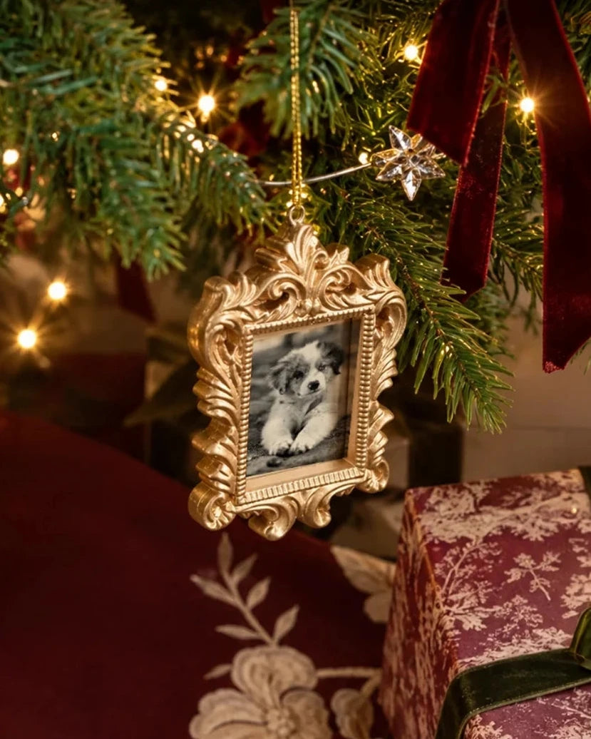 Rectangle Gold Frame Ornament