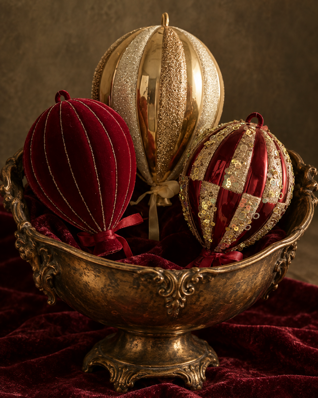 Statement Hot Air Balloon Ornament Collection