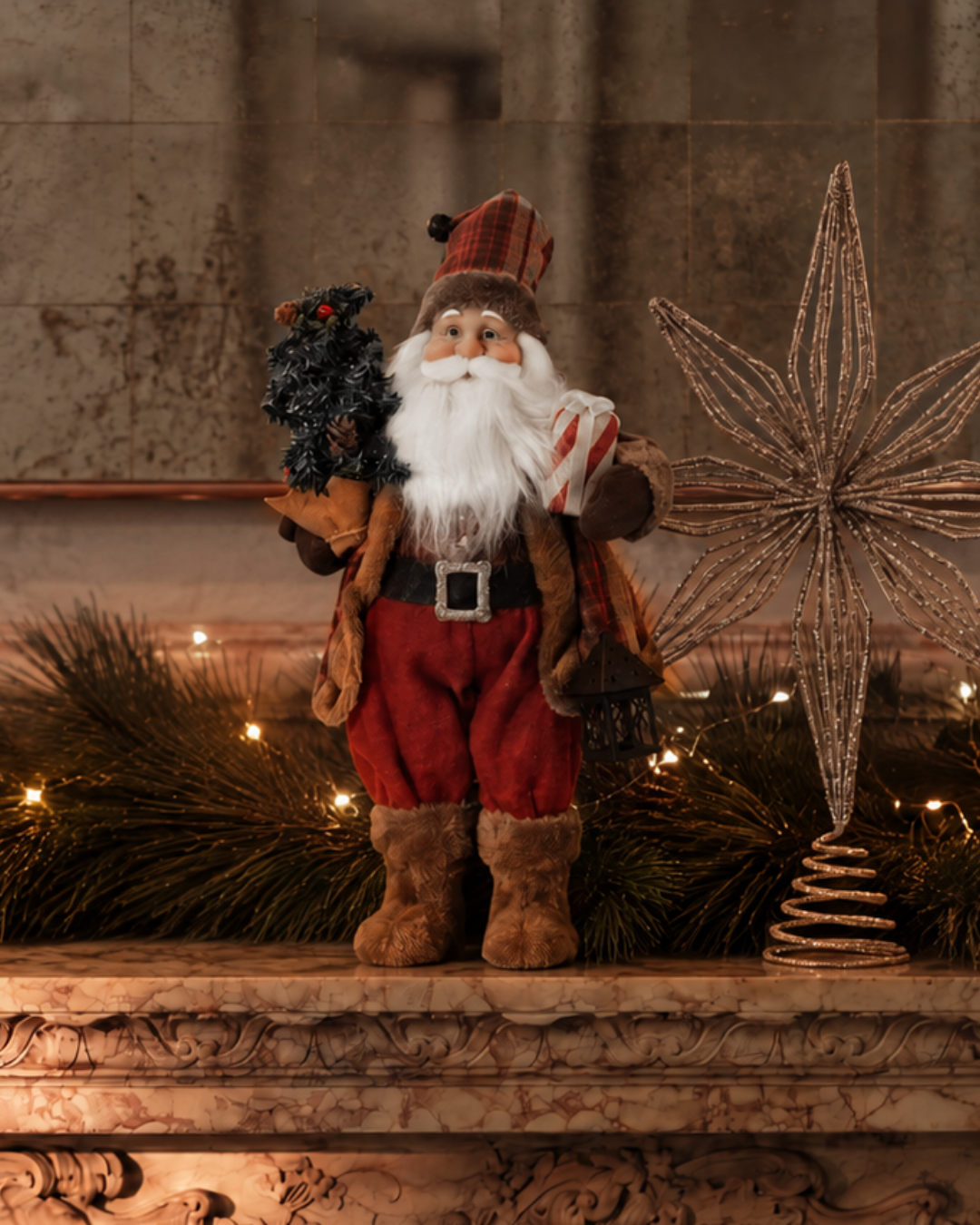 The Village Santa Claus Figurine