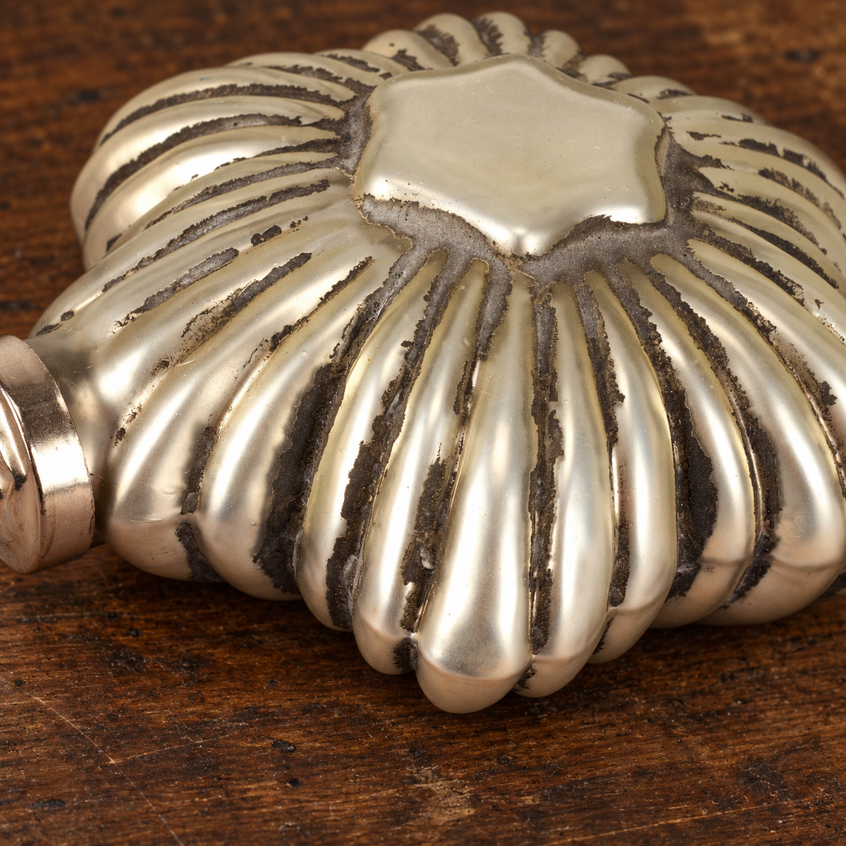 The Silver Star Glass Ornament