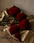 The Burgundy Shatterproof Bauble Set