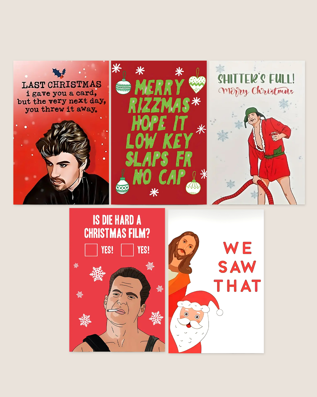 Funny Christmas Cards - Funny Pop Culture Christmas Cards – Holiday Humor That Hits Different
