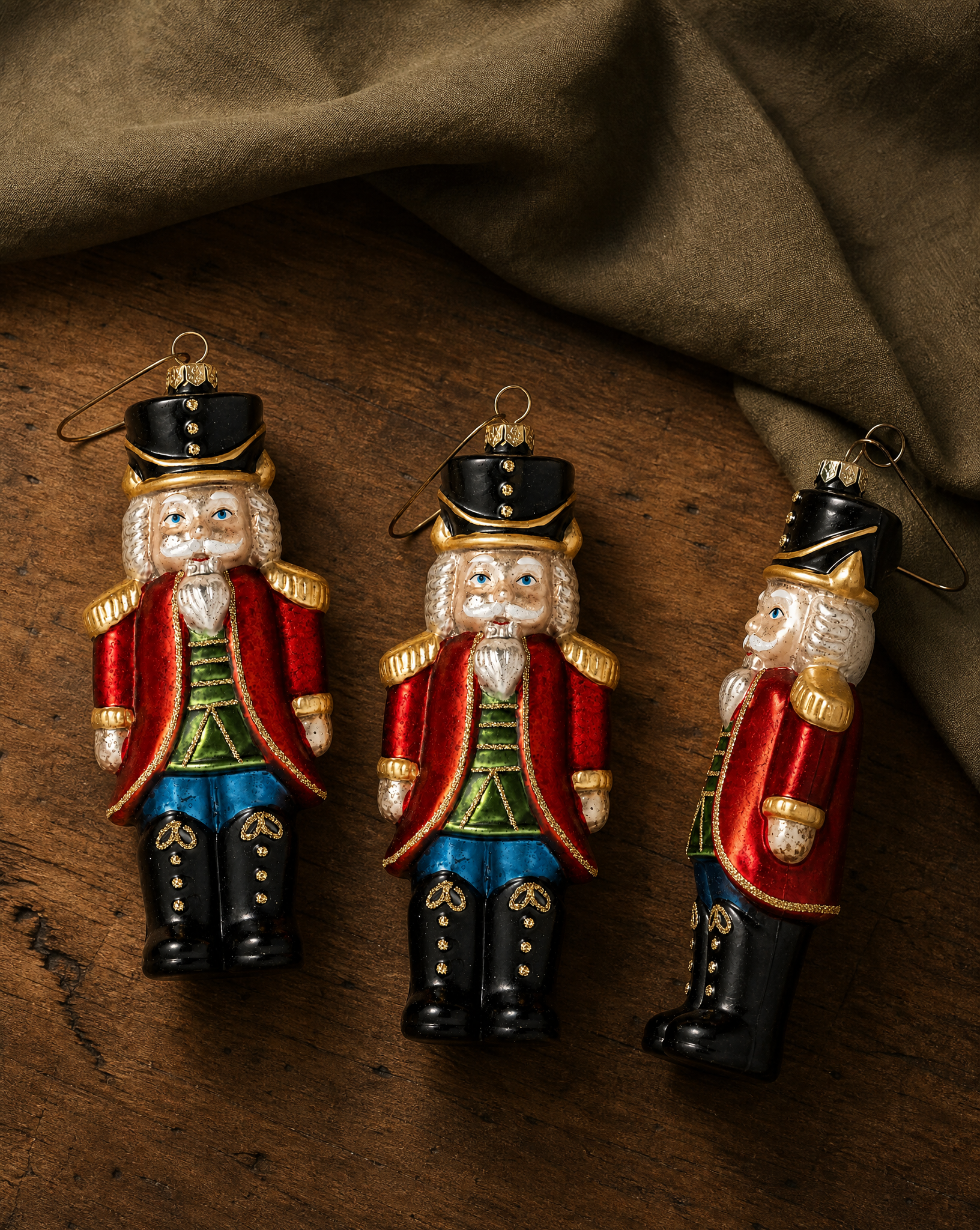 The Cooper Nutcracker Glass Ornament