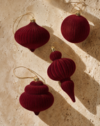 The Burgundy Shatterproof Bauble Set