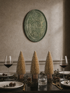 10" Bottlebrush Snow-Tip Trees (Set of 3)