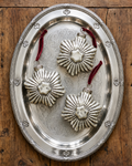 The Silver Star Glass Ornament