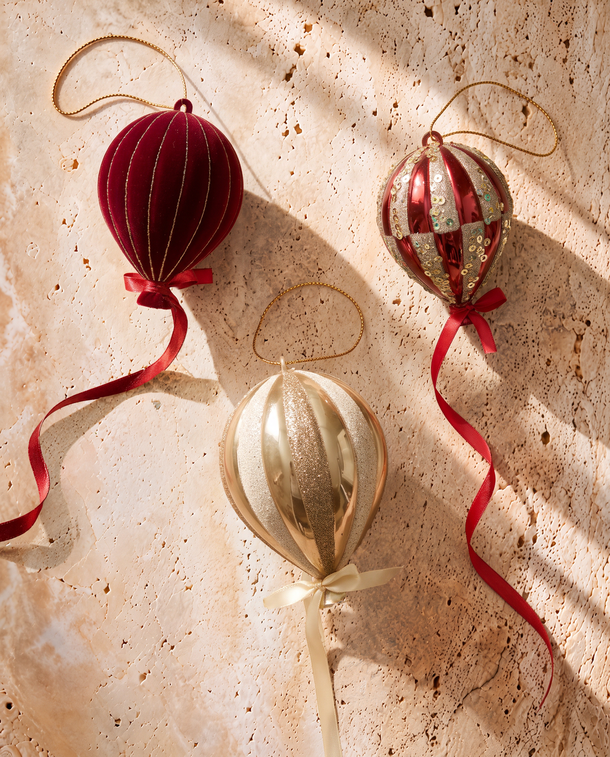Statement Hot Air Balloon Ornament Collection