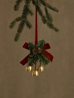 Triple Bell Evergreen Ornament