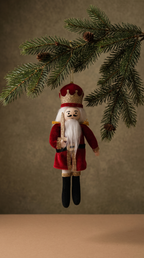 Fabric Nutcracker Ornaments