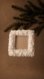 Pearl Beaded Frame Ornaments