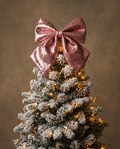 The Pink Sequin Bow Tree Topper