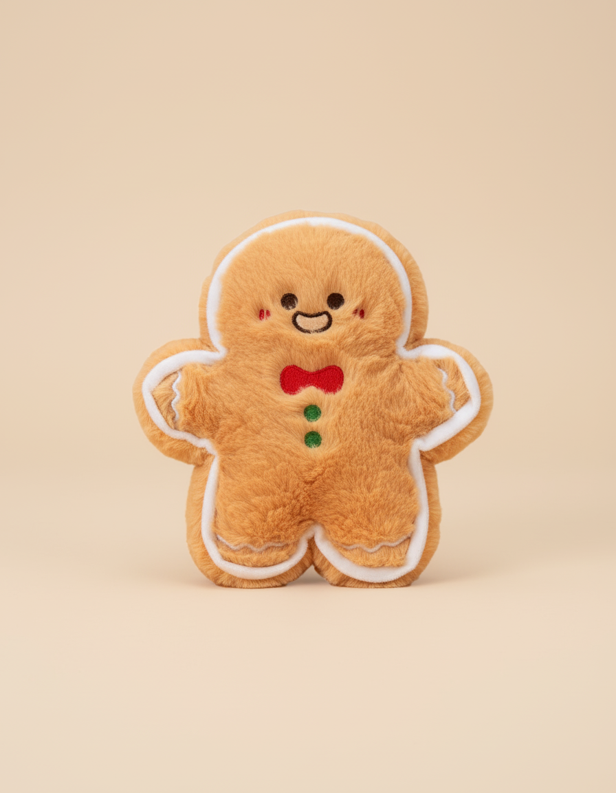 Soft Plush Stuffed Gingerbread Christmas Toy
