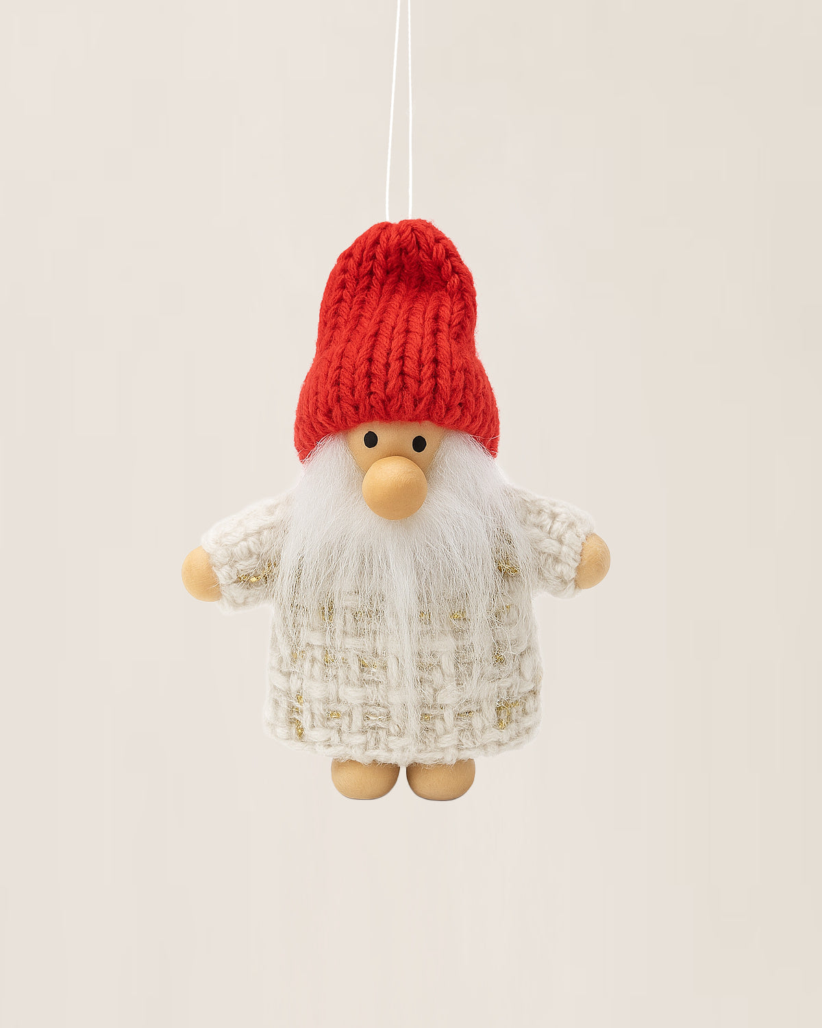 Boxed Set of 4 Plush Gnome Holiday Ornaments