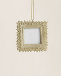 Gold Photo Frame Christmas Ornament - Picture Frame Ornament