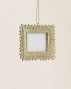 Gold Photo Frame Christmas Ornament - Picture Frame Ornament