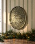 The Vintage Santa Claus Sign