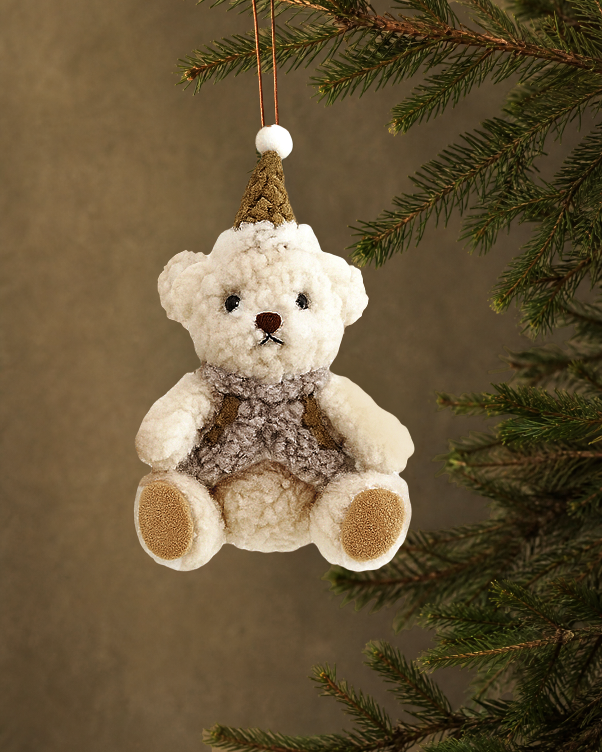 Plush Teddy Bear Christmas Ornaments | 25th and Noel – 25th and
