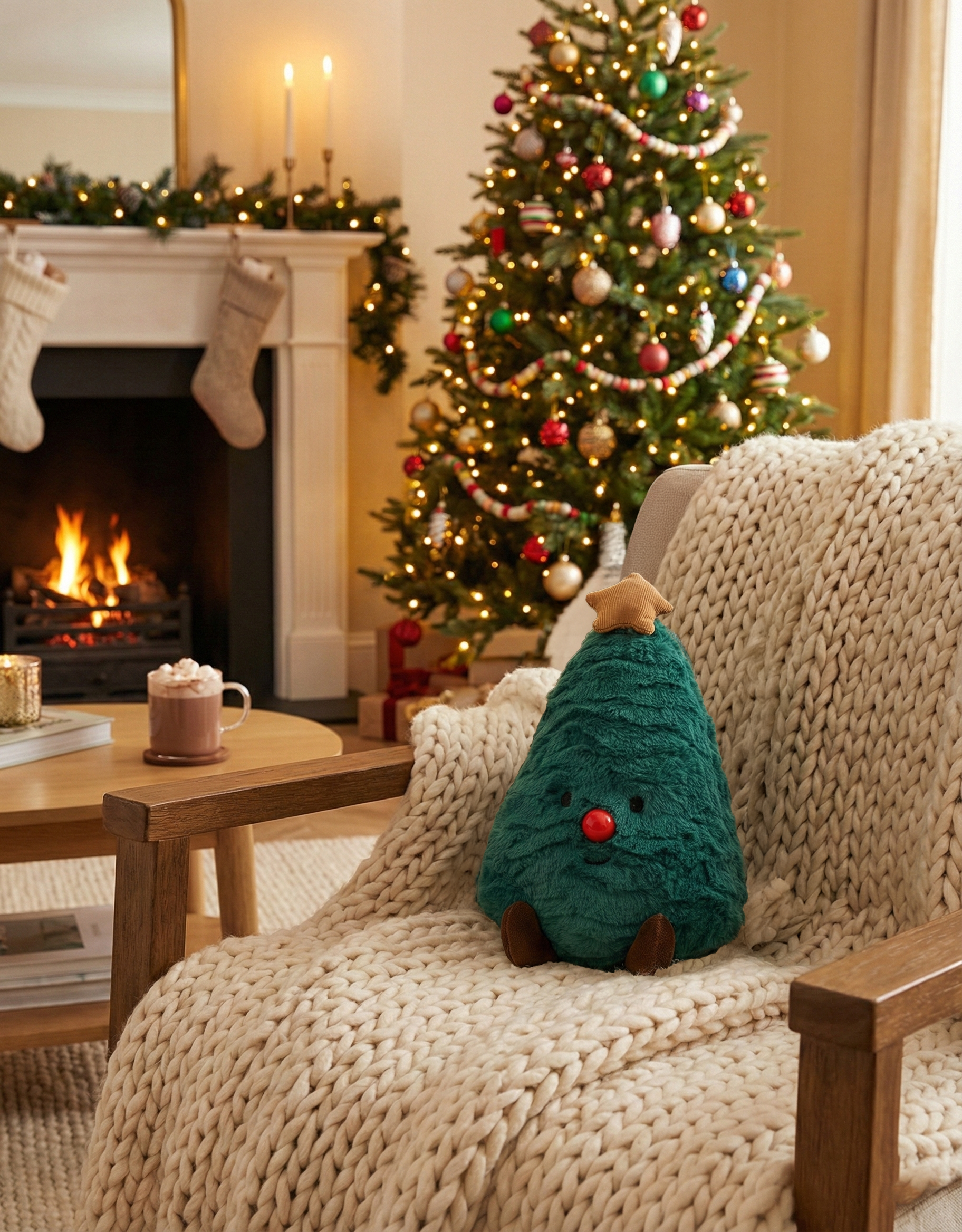 Soft Plush Stuffed Christmas Tree Toy