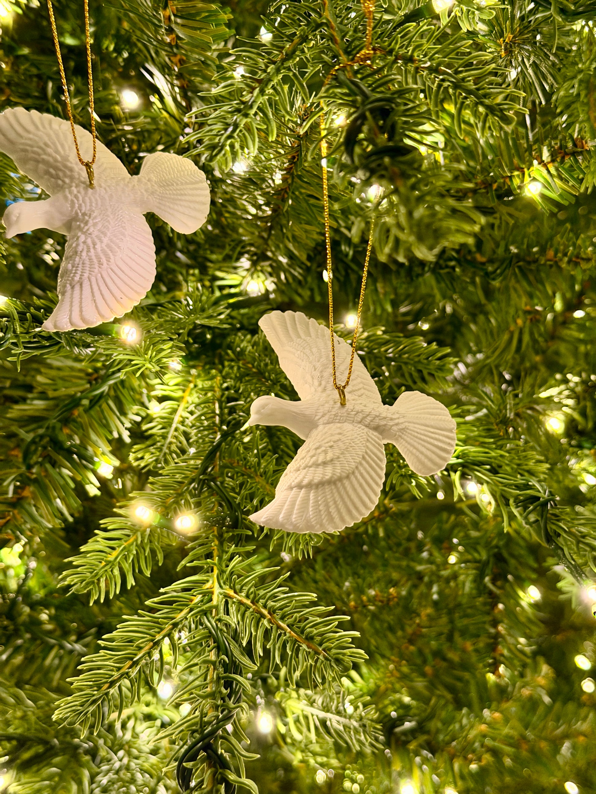 Two Turtle Doves Ornament Set – Inspired by Home Alone 2, Give One, Keep One Holiday Keepsake