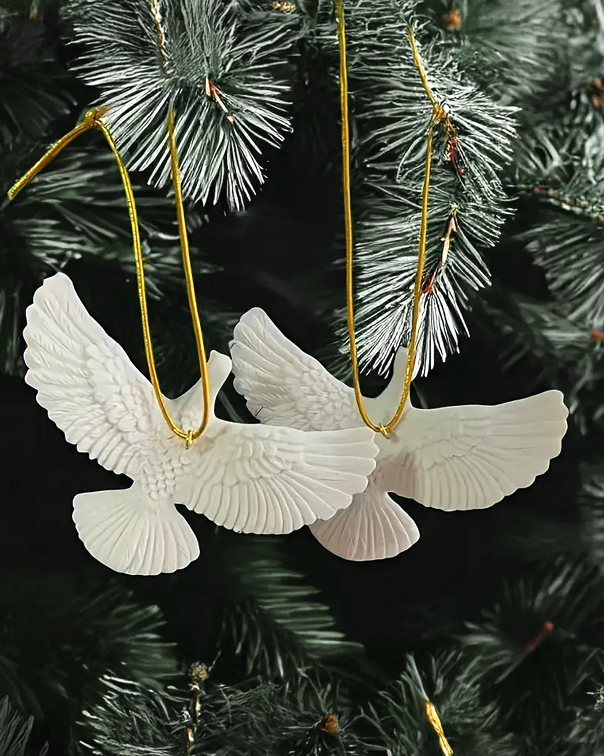 Two Turtle Doves Ornament Set – Inspired by Home Alone 2, Give One, Keep One Holiday Keepsake