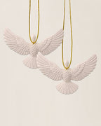 Turtle Dove Ornament Set: Vintage Ornament and Friendship Keepsake
