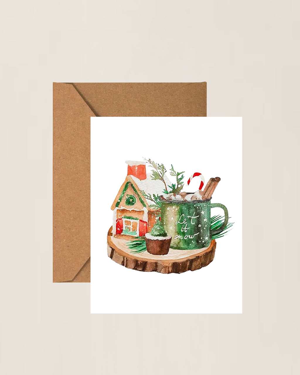 Cocktail and Drinks Christmas Cards - Classic Watercolor Christmas Cards – Holiday Illustration Greeting Cards